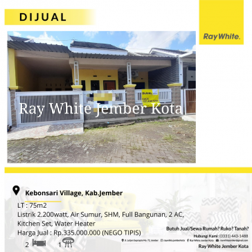 DIJUAL RUMAH DAERAH JEMBER KOTA