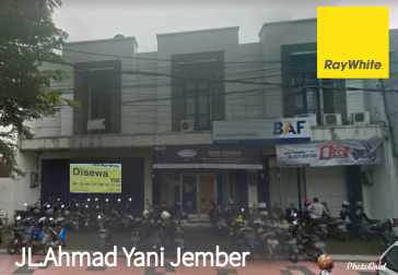 Disewakan Ruko di JL. Ahmad Yani Jember